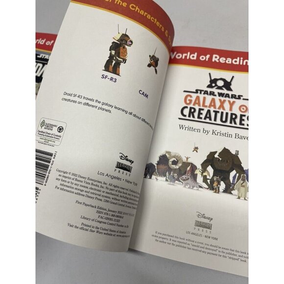 2 World Of Reading Star Wars The Mandalorian & Galaxy Of Creatures Level 2 Books - Picture 7 of 7